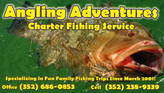 Angling Adventures Business card